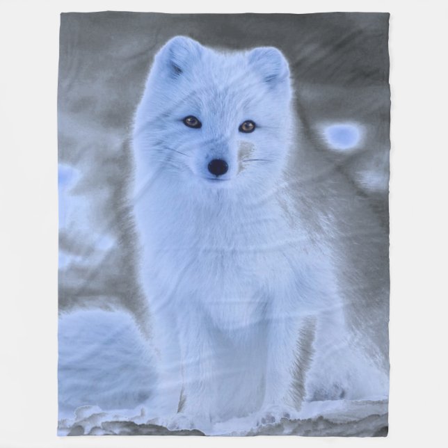 SCHNEEFOX FLEECEDECKE (Vorderseite)