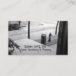 Schneefräse-Entfernungsauftragnehmer Visitenkarte