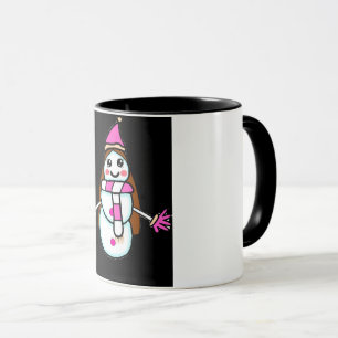 Schneefrau Magie - Originalfigur von Asinat Tasse