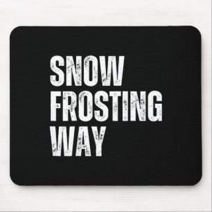 Schneefrostung macht dem Lehrer den Schüler im Win Mousepad