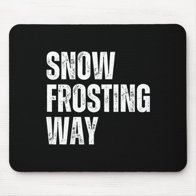 Schneefrostung macht dem Lehrer den Schüler im Win Mousepad (Vorne)