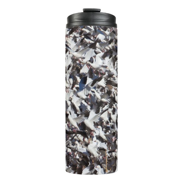 Schneegänzchen Thermosbecher (Vorderseite)