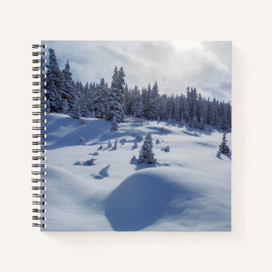 Schneegebiet Notizbuch