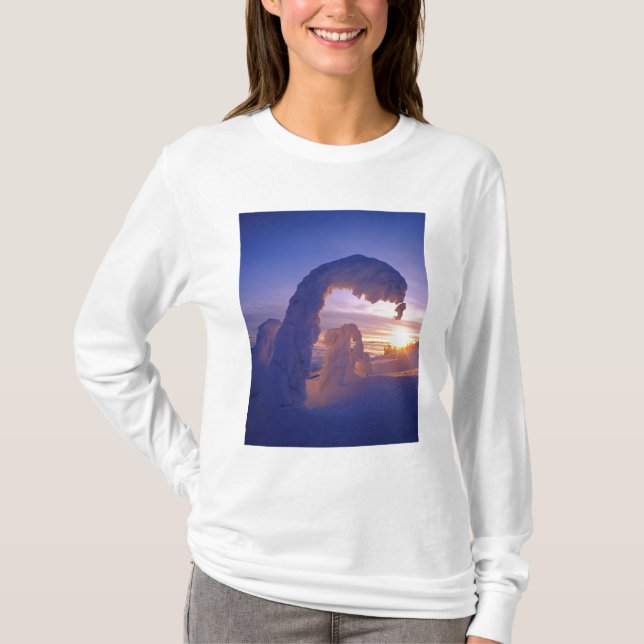 Schneegeister im Whitefish Range von Montana T-Shirt (Vorderseite)