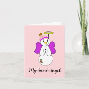 Schneegel Lila und rosa Danke