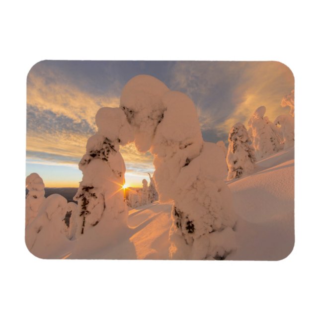 Schneeghost in der Whitefish Range Magnet (Horizontal)