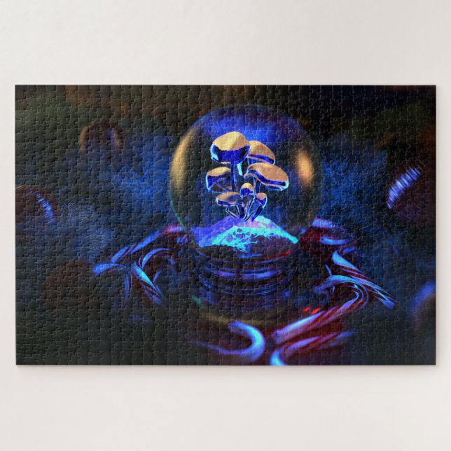 Schneeglobe (Fluoreszenz) Puzzle (Horizontal)