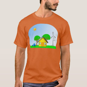 Schneeglobe für saubere Energie T-Shirt