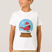 Schneeglobe mit Niedlichem rotem Kardinal