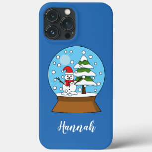 Schneeglobe mit Schneemann und Pine Tree   Persona Case-Mate iPhone Hülle