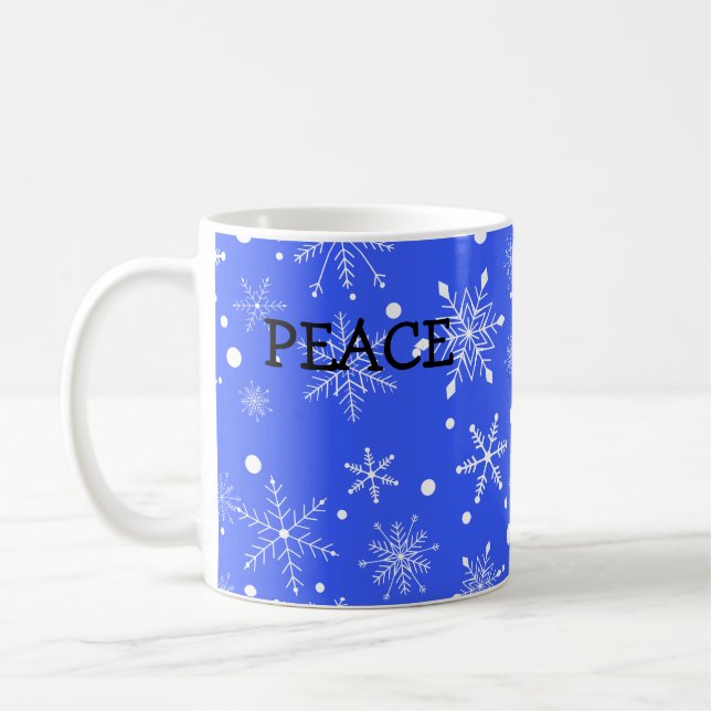 Schneeglöckchen-Friedensbecher Kaffeetasse (Links)