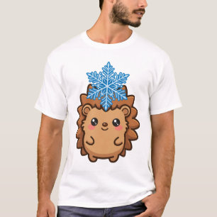 Schneeglöckchen-Igel-Weihnachten T-Shirt