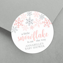 Schneeglöckchen-Winter-Mädchen-Baby-Party