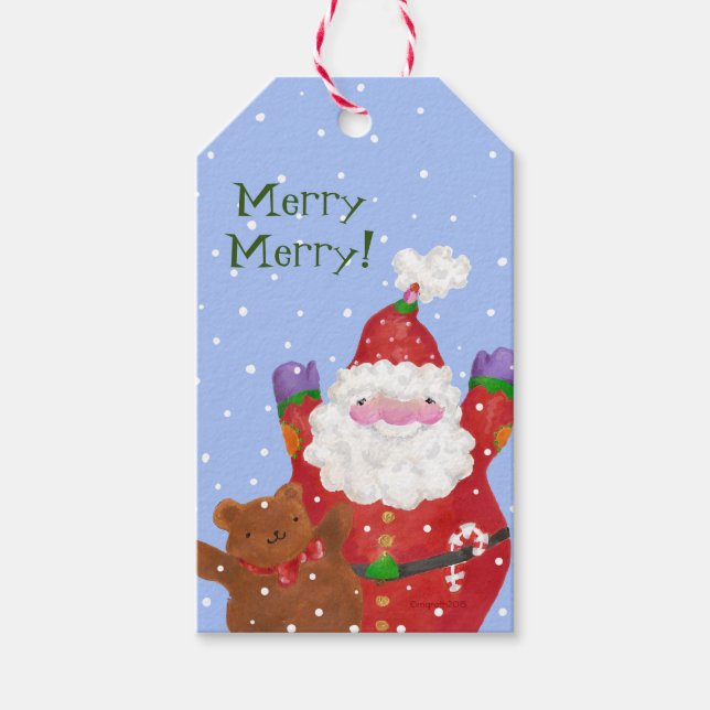 Schneeglücksgeschenk Geschenkanhänger (Vorderseite)