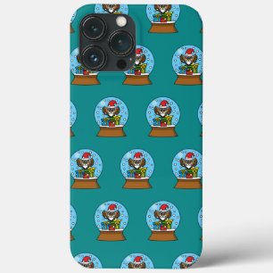 Schneegolle mit dem Weihnachtsklaus Case-Mate iPhone Hülle