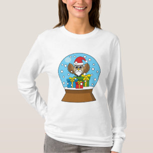 Schneegolle mit dem Weihnachtsklaus T-Shirt