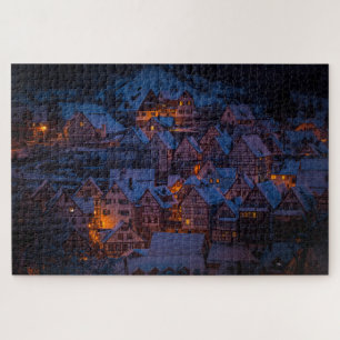 Schneehäuser Szenisch Puzzle