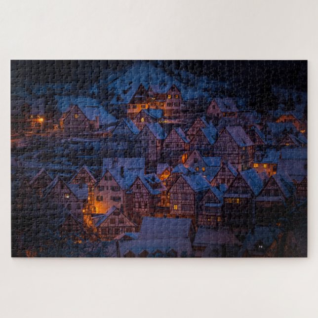 Schneehäuser Szenisch Puzzle (Horizontal)