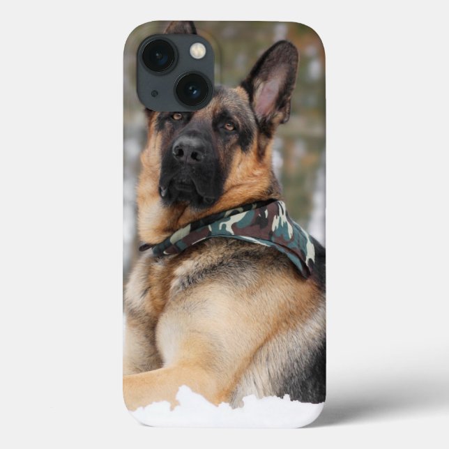 Schneehund Case-Mate iPhone Hülle (Rückseite)