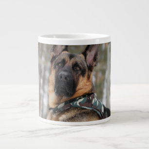 Schneehund Jumbo-Tasse