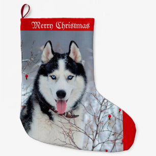 Schneehusky Großer Weihnachtsstrumpf