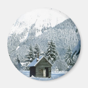 Schneehütte Magnet