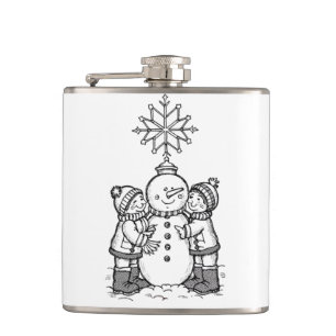 Schneejungs Flachmann