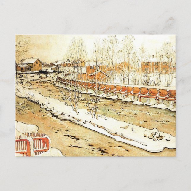 Schneekanal Postkarte (Vorderseite)