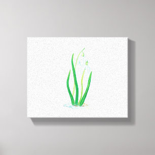 Schneekanonen (Galanthus) Leinwanddruck
