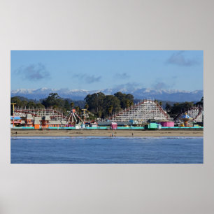 Schneekappen in Santa Cruz Print Poster