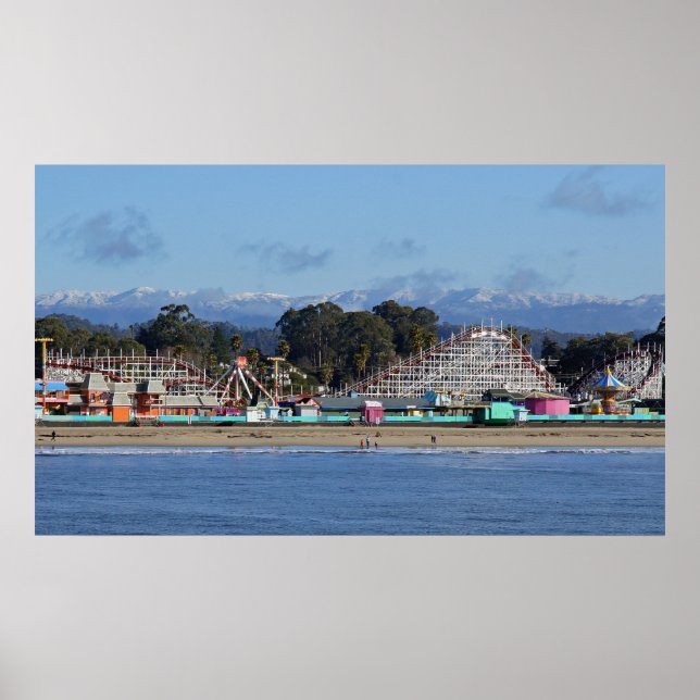 Schneekappen in Santa Cruz Print Poster (Vorne)