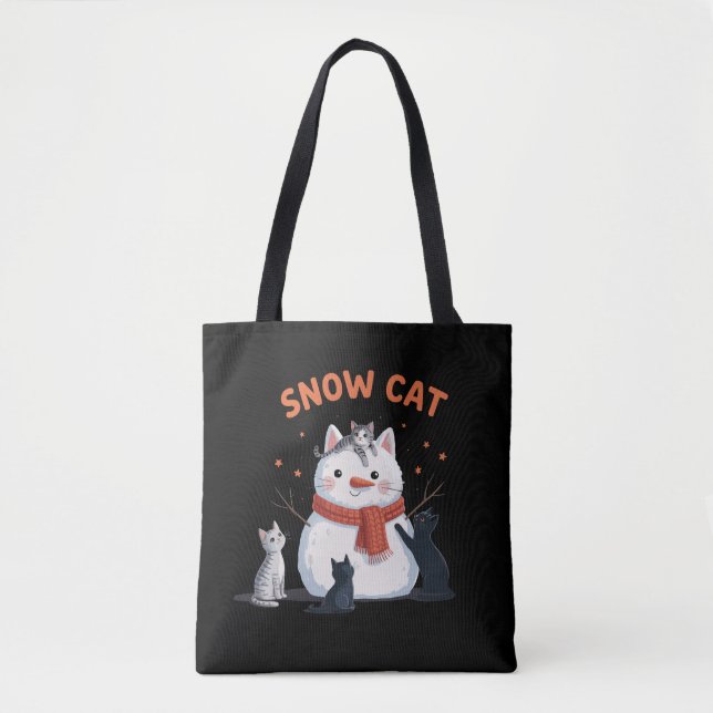 Schneekatze Weihnachten Katzen Lover Geschenk Urla (Vorderseite)