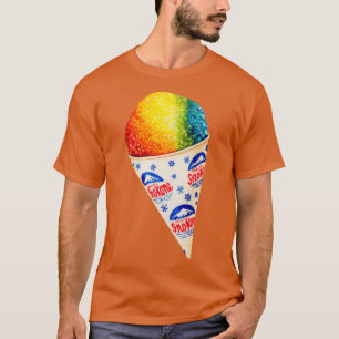 Schneekegel-Muster T-Shirt