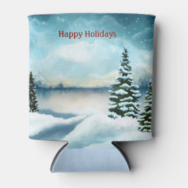 Schneekiefern in der Nähe des Sees Dosenkühler