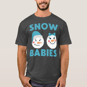 Schneekinder Snowman Babies Winter Zins Schwangers T-Shirt