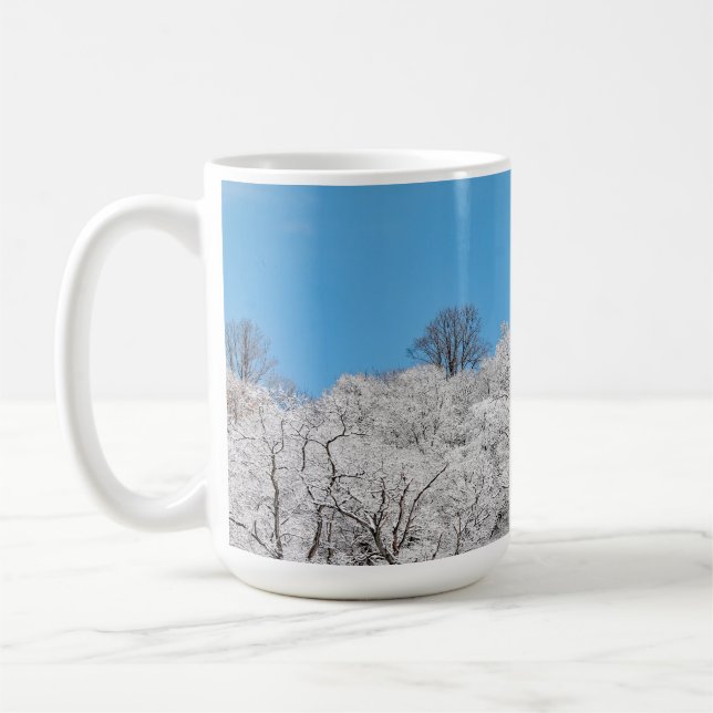 Schneekleidung Kaffeetasse (Links)