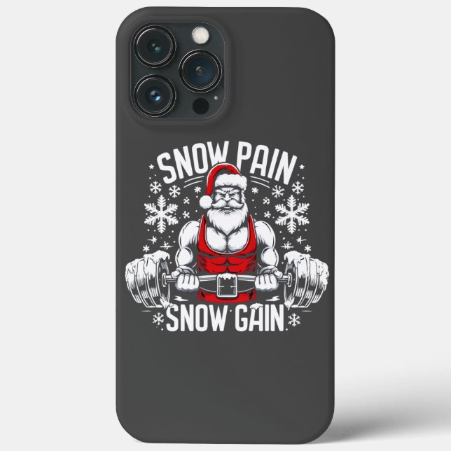 Schneeknall Schnee Gewinnen Weihnachts-Gymnastik W Case-Mate iPhone Hülle (Rückseite)