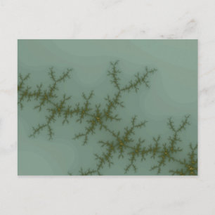 Schneekönchen - Fraktal Art Postkarte