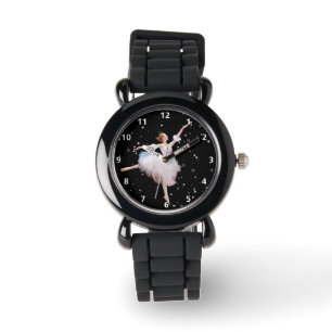 Schneekönigin Ballerina mit Zahlen Armbanduhr