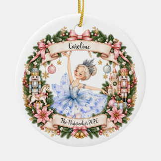 Schneekönigin Nussknacker-Ornament Keramik Ornament