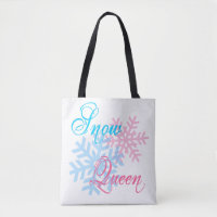 Schneekönigin und Schneeflocken elegant