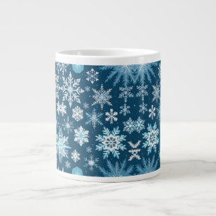 Schneekristall-Kaffeetasse Jumbo-Tasse