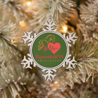 Schneekristall-Schmuck mit Hauptlogo Schneeflocken Zinn-Ornament