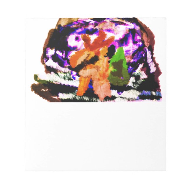 Schneekugel Notizblock (Vorderseite)