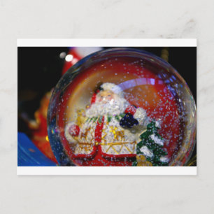 Schneekugel. Postkarte