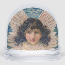 Schneekugel VINTAGE ENGEL