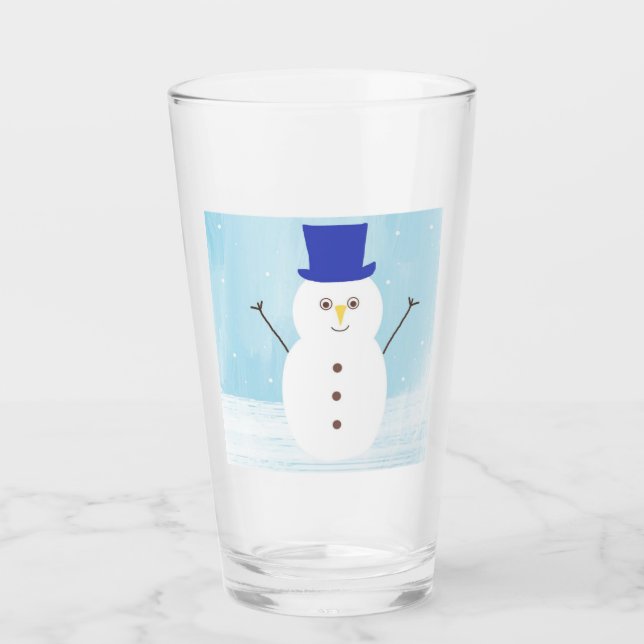 Schneekunst Glas (Vorderseite)