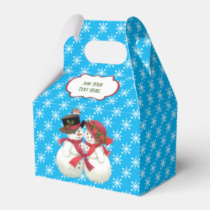 Schneekupplung mit Schneeflocke Geschenkschachtel