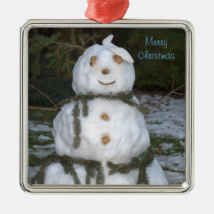 Schneelady Meeresmuschel Weihnachten Ornament Aus Metall
