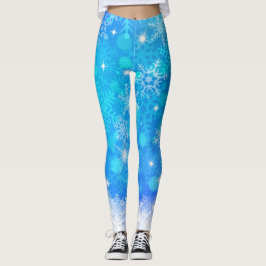 SCHNEELAKEN, DIE VON HIMMEL ZU BODEN FALLEN LEGGINGS
